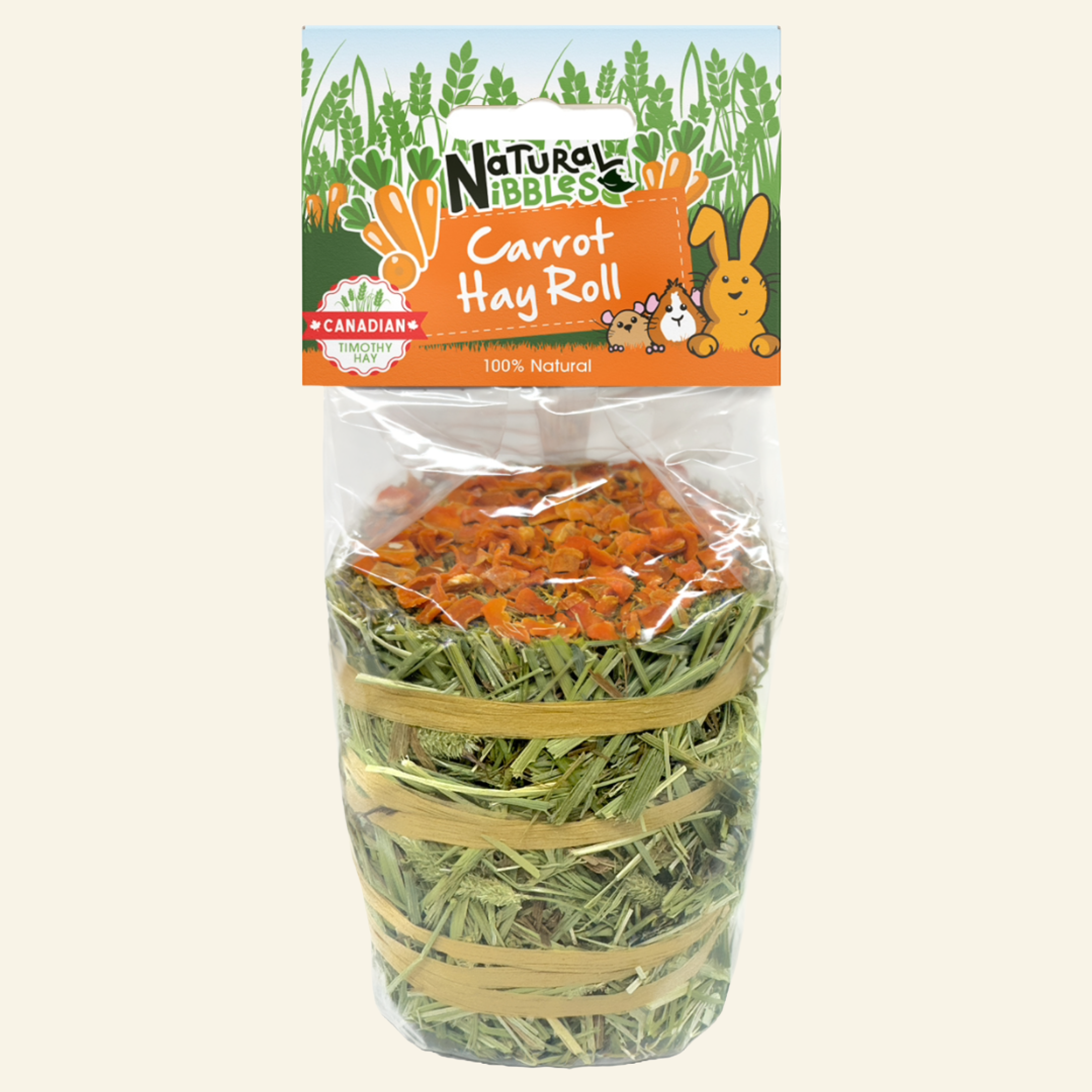 Natural Nibbles Carrot Hay Roll