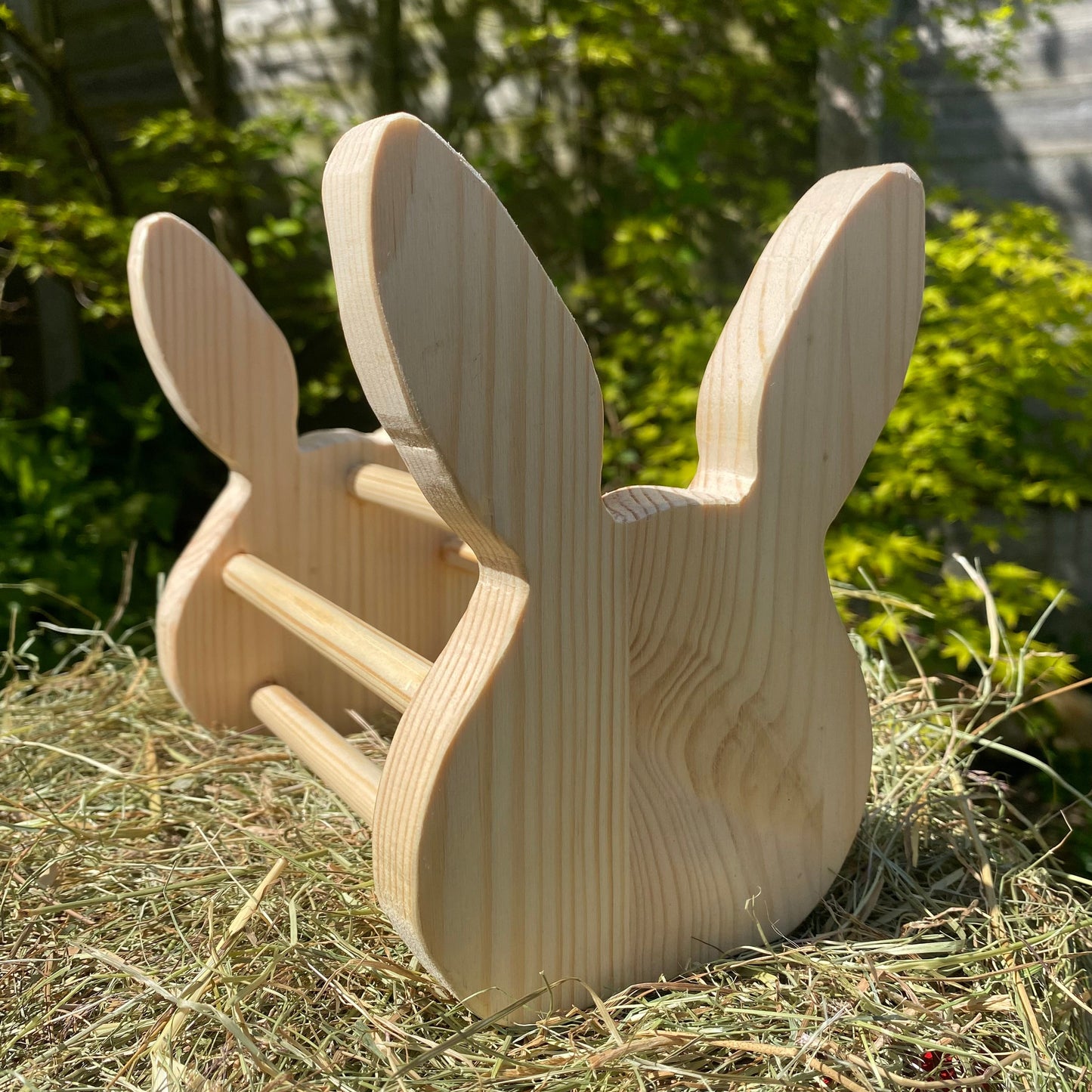 Handmade Bunny Hay Feeder