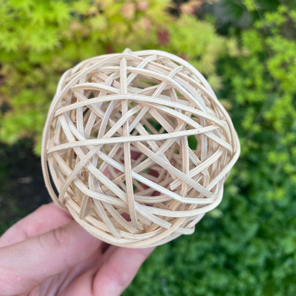 Rattan play ball