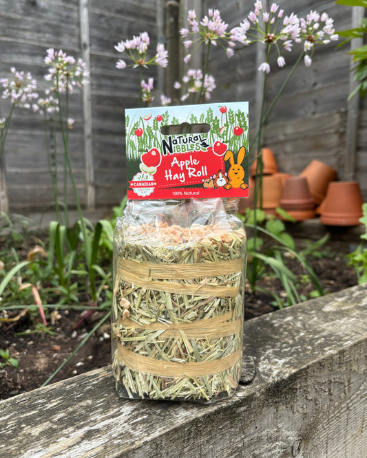 Natural Nibbles Apple Hay Roll