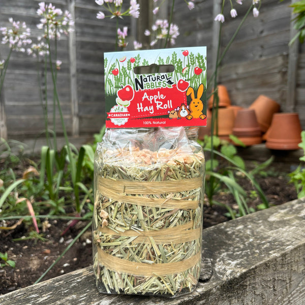 Natural Nibbles Apple Hay Roll