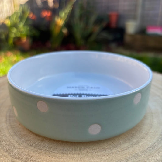 Mason Cash Sage Polka Dot Bowl