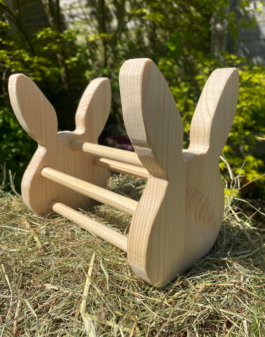 Handmade Bunny Hay Feeder